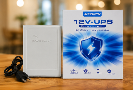 Macvion 12V-UPS Power Supply – High Efficiency & Low Temperature
