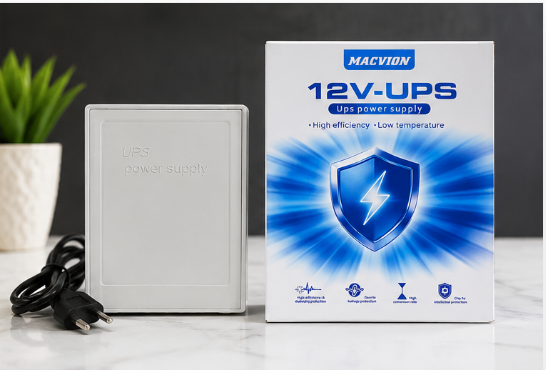 Macvion 12V-UPS Power Supply – High Efficiency & Low Temperature