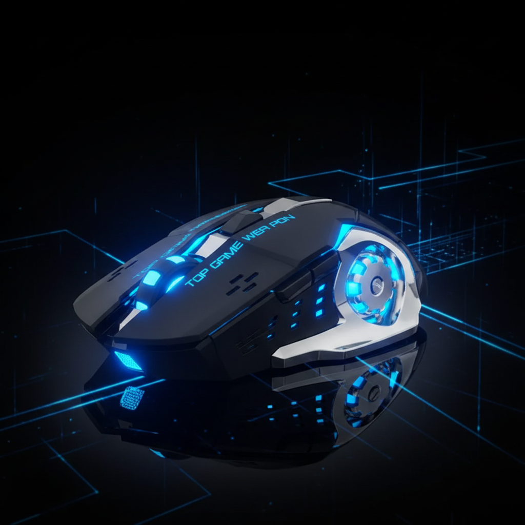 T1 T2 Gaming Mouse - Side Angle